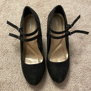 Black high heels